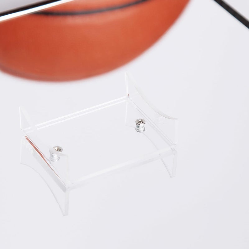 J JACKCUBE DESIGN JackCubeDesign Basketball Display Case with Carbon Fiber Style Base - Premium Acrylic Sports Ball Holder for Memorabilia (Black, 10.9 x 10.9 x 11.3 inches) â€“ MK342A - Image 2